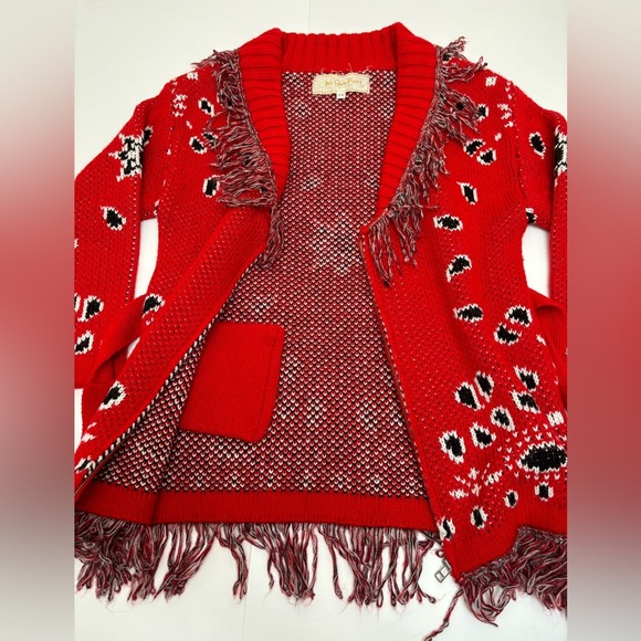 Jen’s Pirate Booty Bandana Cardigan, Small, sweater jacket - Picture 7 of 16